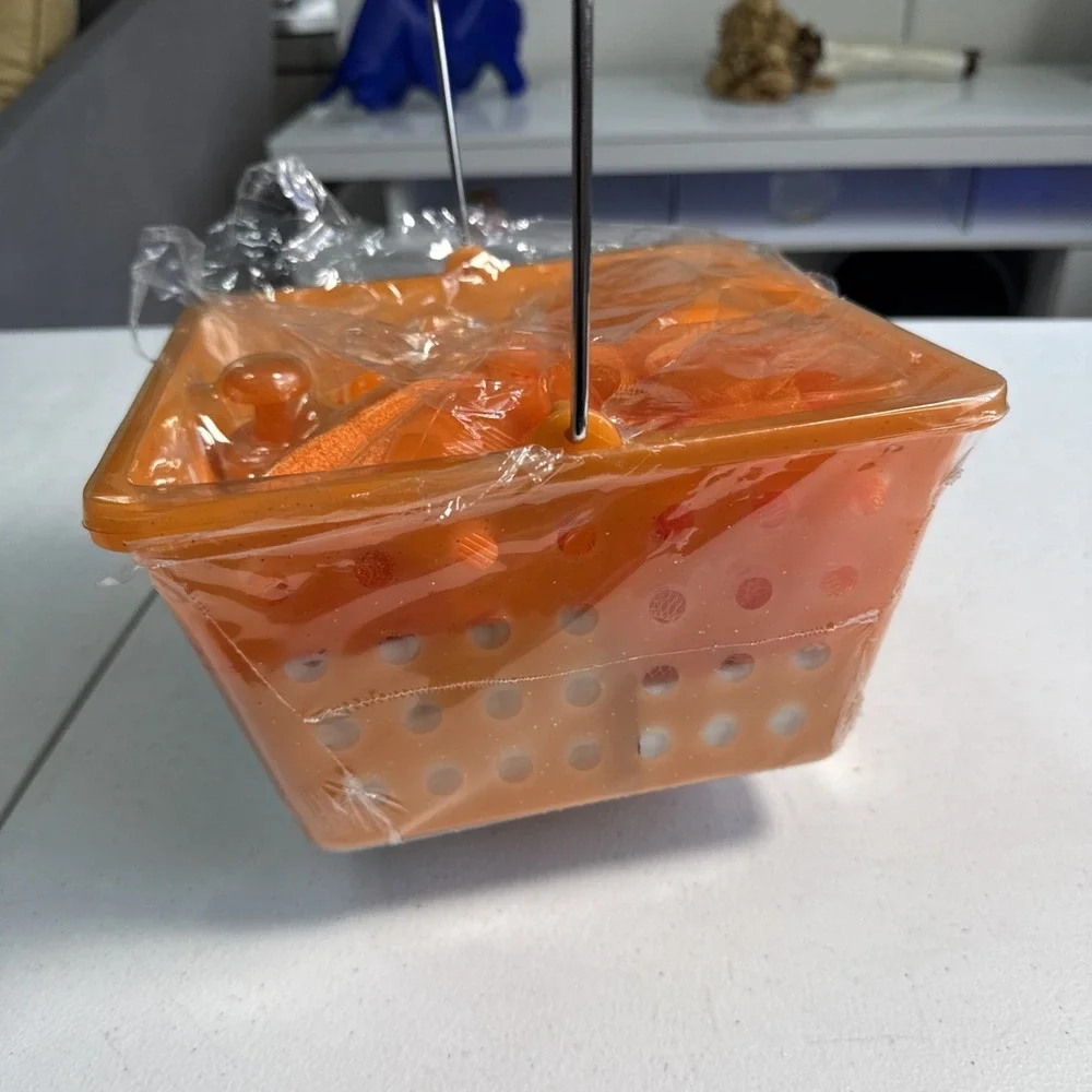 Bath Caddy - W/glitter Drange